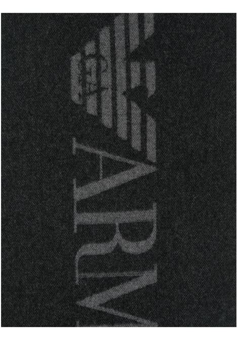 Sciarpa tinta Unita con scritta EMPORIO ARMANI | Sciarpe | 625072 3F36400321